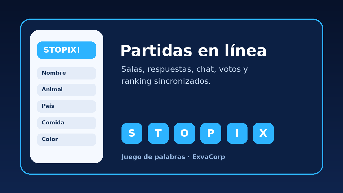 STOPIX! partidas multijugador